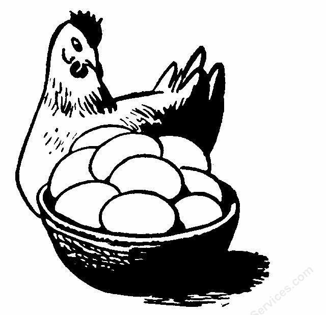 bacon and eggs clip art black and white